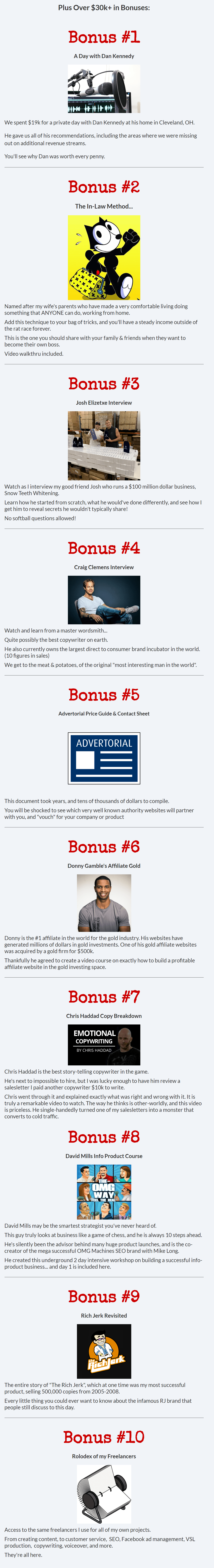 Underestimated Bonuses