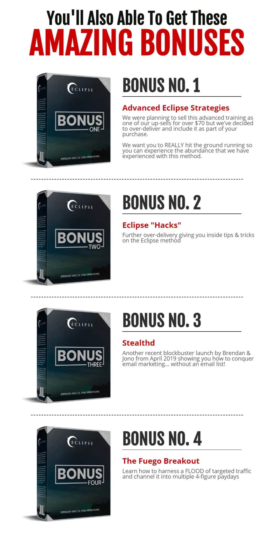 Eclipse Bonuses - The Eclipse Method