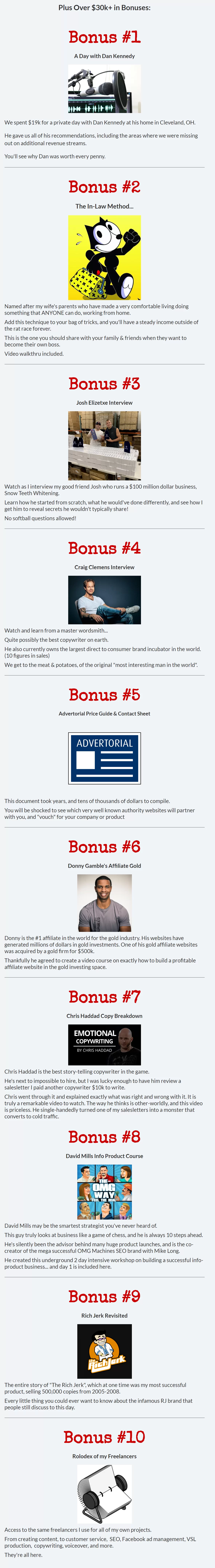 Underestimated Bonuses